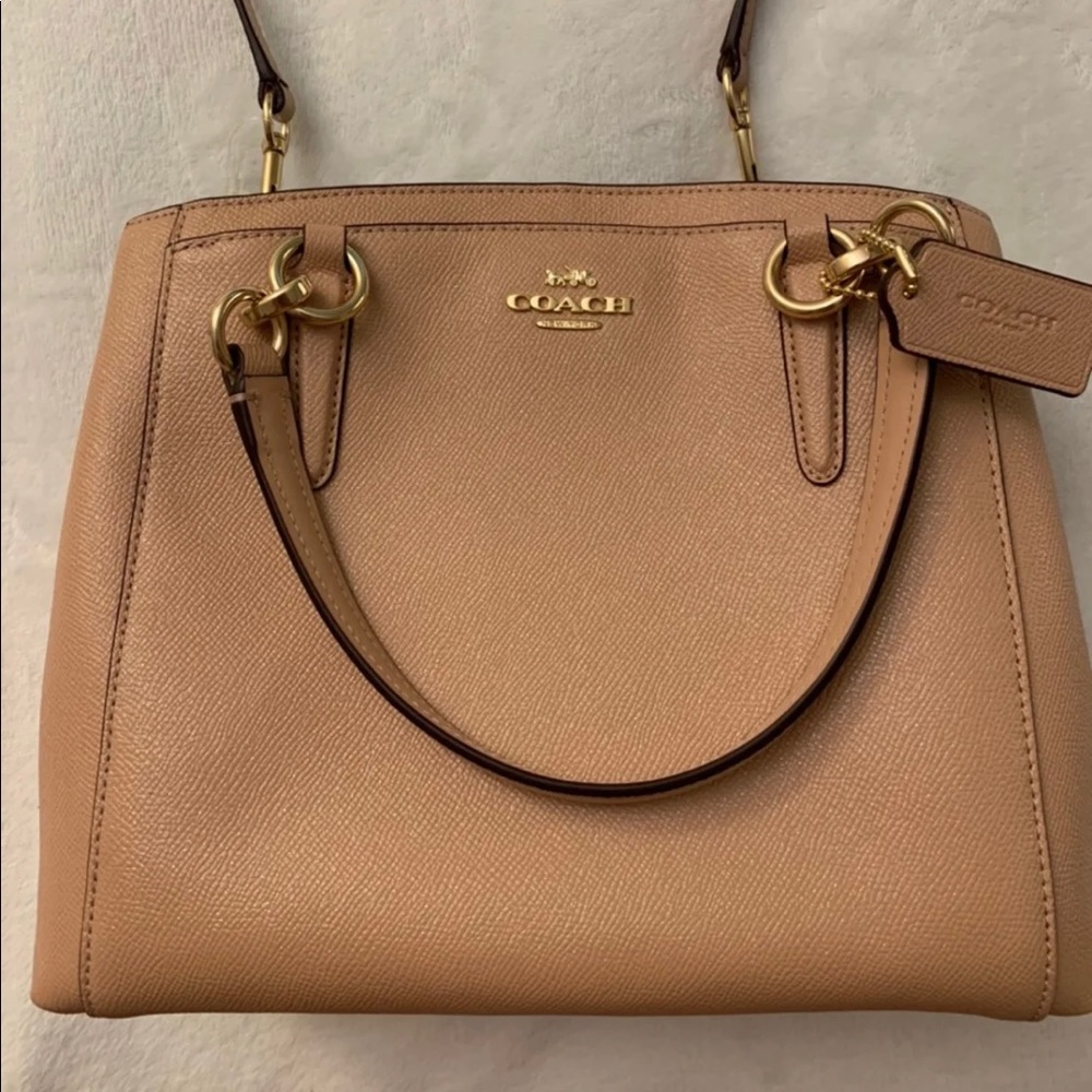 Coach pinky-nude satchel